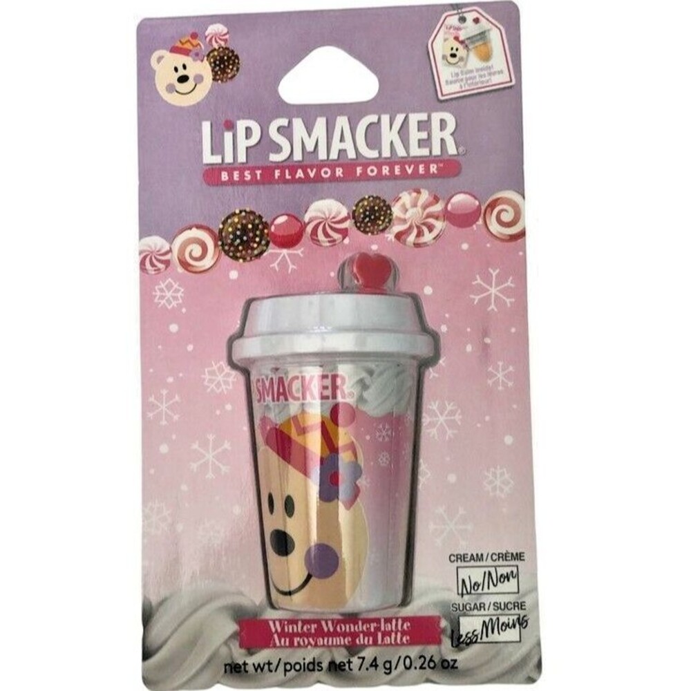Lip Smacker Lip Balm Winter Wonderlatte Holiday Cup .26 oz Discontinued NOS